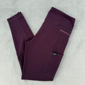 Patagonia Women's Pack Out Tights Activewear Leggings Plum Size Medium